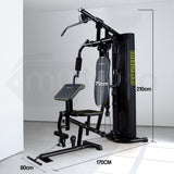 PROFLEX Home Gym Multi-function Exercise Machine Fitness Equipment Bench Weight - Front View