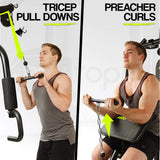 PROFLEX Home Gym Multi-function Exercise Machine Fitness Equipment Bench Weight - Low Angle
