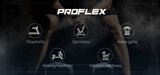 PROFLEX Treadmill Bluetooth Running Machine Foldable Compact Small Home Electric - Side View