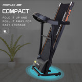 PROFLEX TRX2 Electric Treadmill Fitness Equipment Home Gym Exercise Machine - Low Angle
