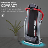 PROFLEX Electric Mini Walking Treadmill Compact Exercise Equipment Fitness Machine - Low Angle