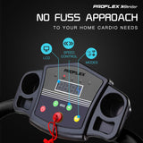 PROFLEX Mini Walking Electric Treadmill Compact Exercise Machine Fitness Equipment - Close-Up Angle