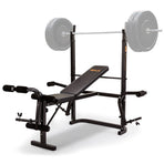 PROFLEX 7in1 Weight Bench Press Multi-Station Home Gym Leg Curl Equipment Set