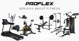 PROFLEX Weight Bench Workout Gym Press Adjustable Home Lifting Fitness Incline - Front View