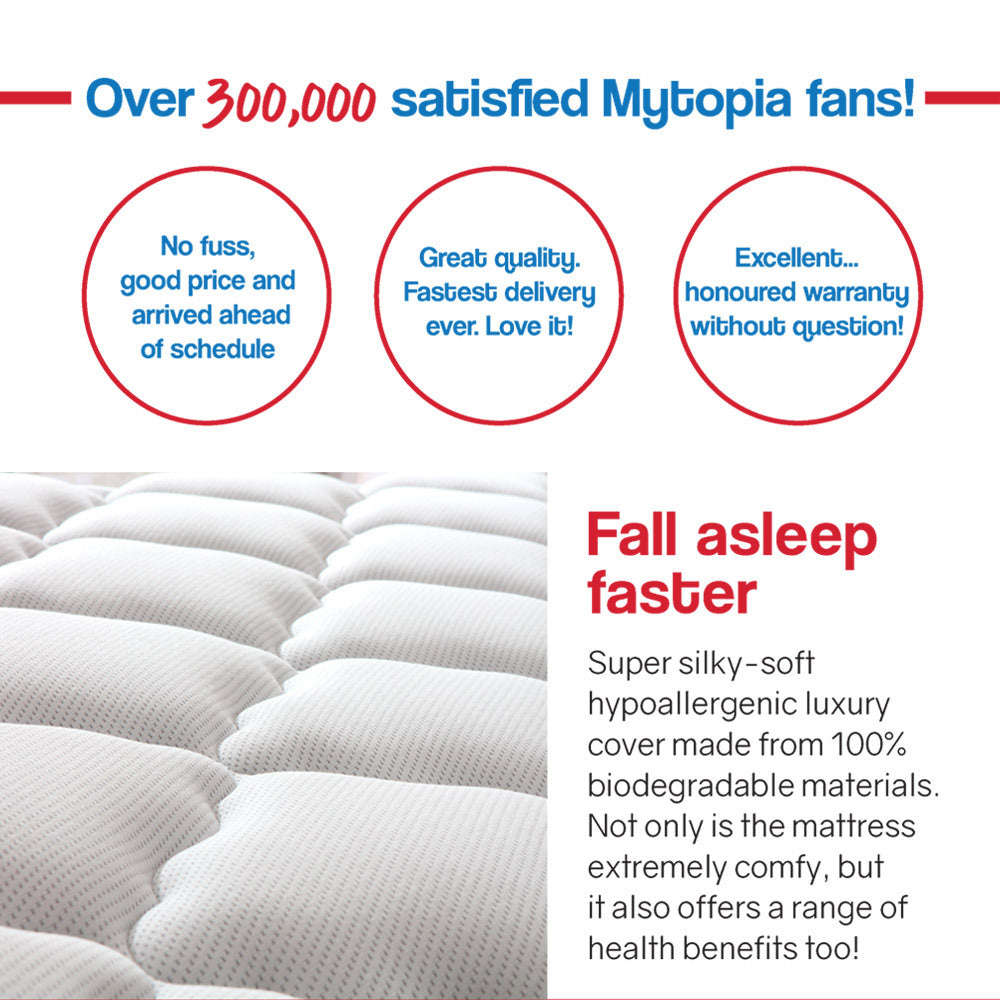 Kingston Slumber Mattress DOUBLE Size Bed Euro Top Pocket Spring Firm Bedding Foam 34CM