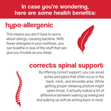 Kingston Slumber Mattress DOUBLE Size Bed Euro Top Pocket Spring Firm Bedding Foam 34CM - Top-Down View