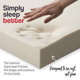 Kingston Slumber Mattress DOUBLE Size Bed Euro Top Pocket Spring Firm Bedding Foam 34CM - Low Angle