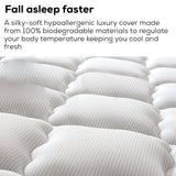 Giselle Bedding Foldable Mattress Folding Foam Single Blue - 45-Degree Angle