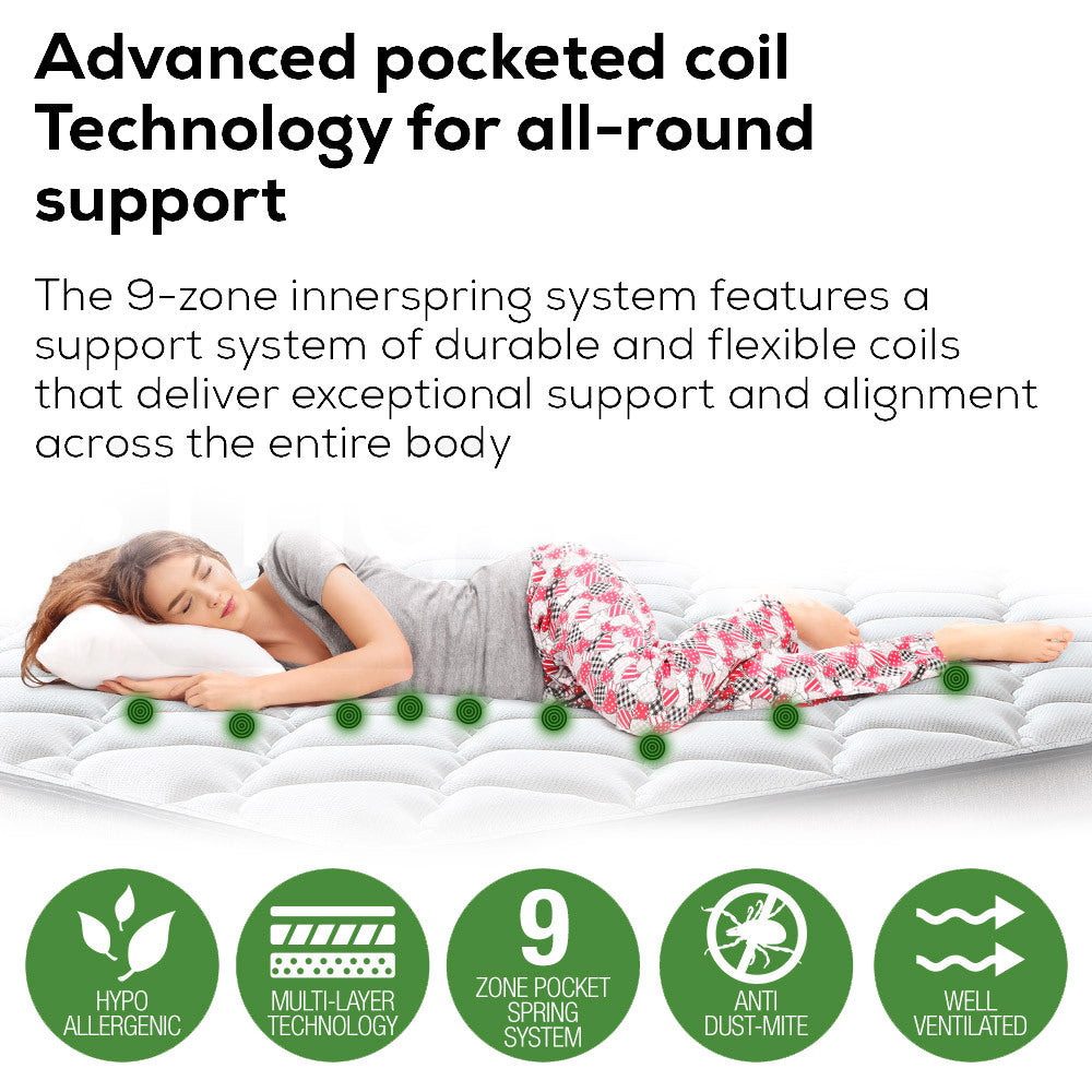 Giselle Bedding Foldable Mattress Folding Foam Single Blue