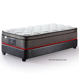 King Size 30cm Tencel Latex Soft Pocket Spring Mattress - Front View