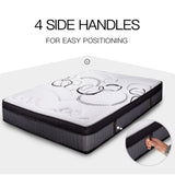 KINGSTON SLUMBER 31cm King Single Mattress Medium Firm Euro Top - 45-Degree Angle