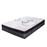 KINGSTON Mattress DOUBLE Size Bed Euro Top Pocket Spring Bedding Firm Foam 34CM