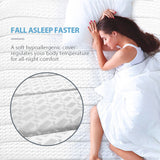 Kingston Slumber Mattress QUEEN Size Bed Euro Top Pocket Spring Bedding Firm Foam 33CM - Close-Up Angle