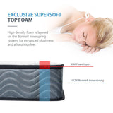 Giselle Mattress Cool Gel Foam 30cm Queen - 45-Degree Angle