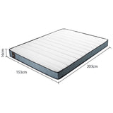 Queen Size Dream Foam Pocket Spring Mattress - Rear View