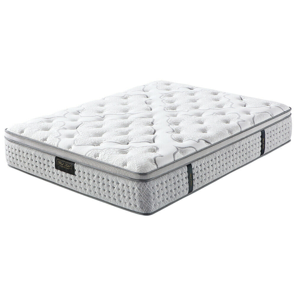 Kingston Slumber Mattress KING SINGLE Size Bed Euro Top Pocket Spring Bedding Foam 34CM