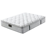 Kingston Slumber Mattress KING SINGLE Size Bed Euro Top Pocket Spring Bedding Foam 34CM