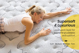 Queen Size 28cm GelZone Pocket Spring Mattress - Front View