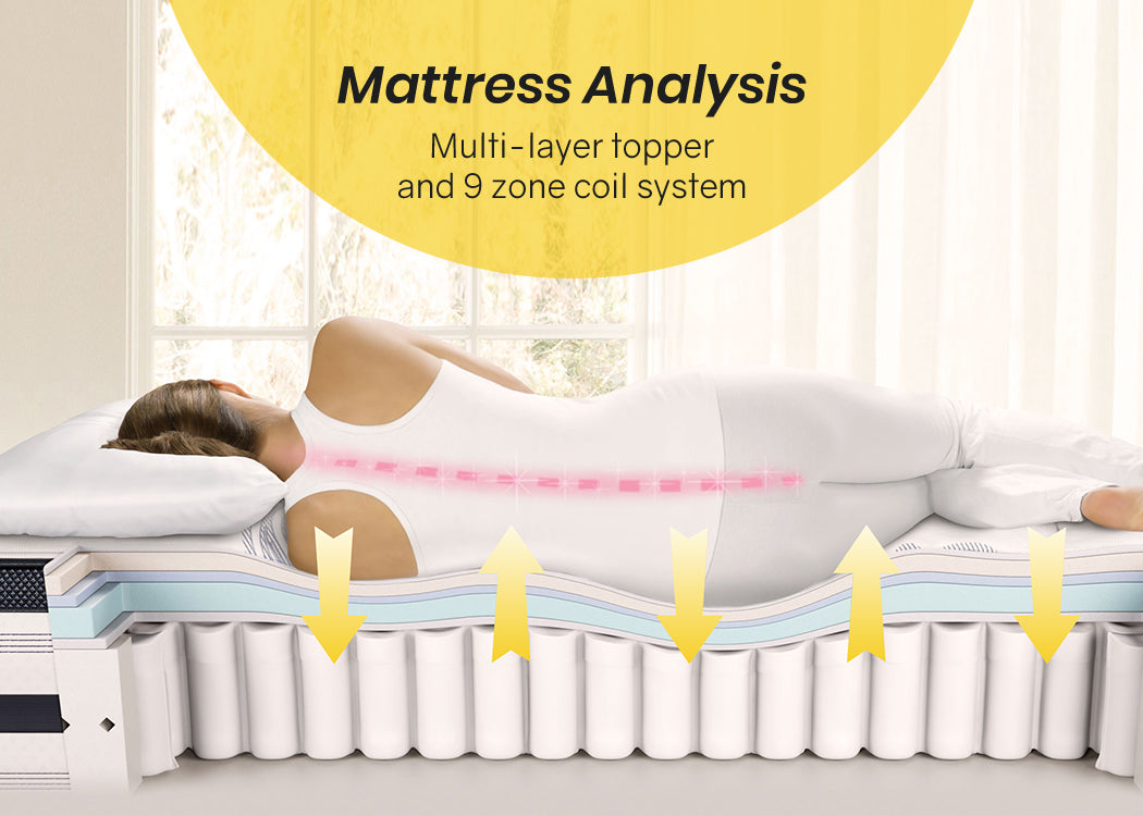 Queen Size 28cm GelZone Pocket Spring Mattress
