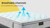 Queen Size 28cm GelZone Pocket Spring Mattress - Low Angle