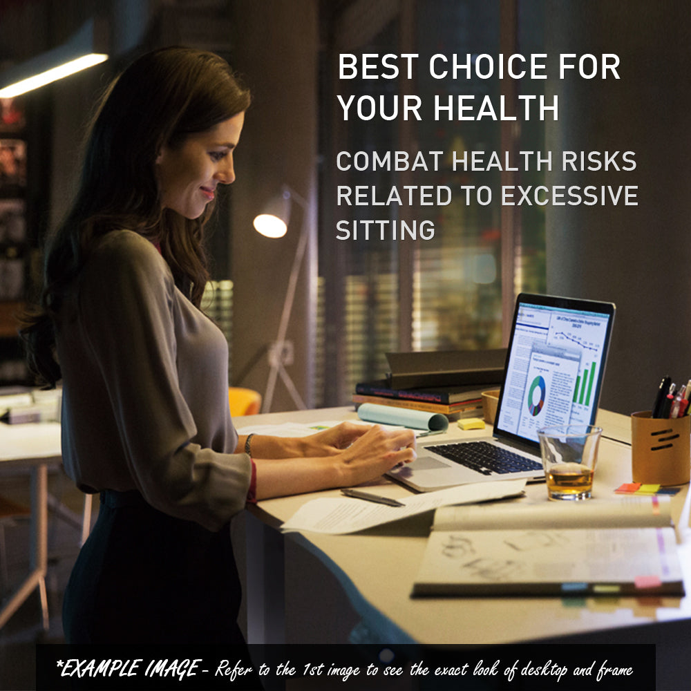 Fortia Sit To Stand Up Standing Desk 150x70cm 62-128cm Electric Height Adjustable Dual Motor 120kg Load Arched Black/Silver Frame