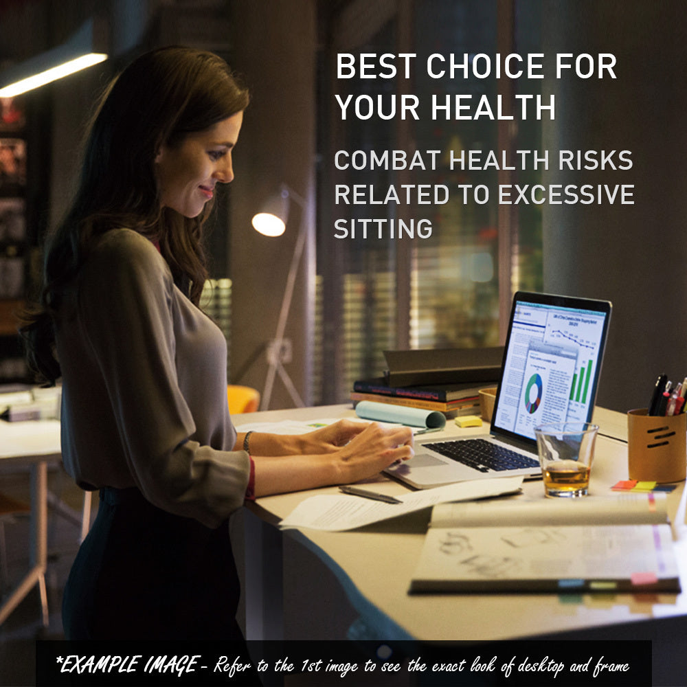 Fortia Sit To Stand Up Standing Desk 160x75cm 62-128cm Electric Height Adjustable Dual Motor 120kg Load Arched Walnut Style/Silver Frame