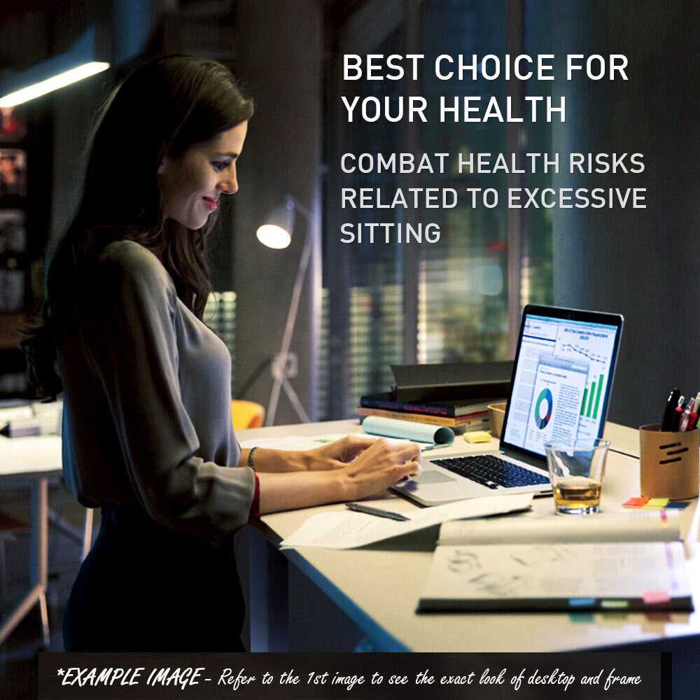 Fortia Sit To Stand Up Standing Desk 150x70cm 62-128cm Electric Height Adjustable Dual Motor 120kg Load Black/Silver Frame