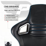 Overdrive Gaming Chair Office Computer Racing PU Leather Executive Race Black - Extra Image