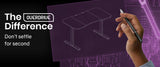 OVERDRIVE Gaming PC Desk Carbon Fiber Style Pink and Black with Headset Holder Gaming Mouse Pad - Front View