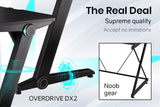 OVERDRIVE Gaming Desk 120cm PC Table Setup Computer Carbon Fiber Style Black - Extra Image