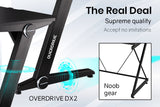OVERDRIVE Gaming Desk 120cm PC Table Setup Computer Black Carbon Fiber Look - Extra Image
