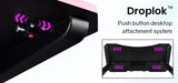 OVERDRIVE Gaming Computer PC Desk Z-Style Pink and Black Cable Management - Extra Image