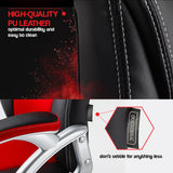 OVERDRIVE Racing Office Chair Seat Executive Computer Gaming PU Leather Deluxe - Side View