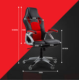 OVERDRIVE Racing Office Chair Seat Executive Computer Gaming PU Leather Deluxe - Rear View