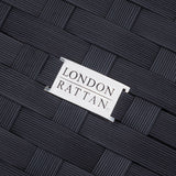 London Rattan Ottoman Outdoor Wicker Furniture Sofa Garden Lounge Foot Stool - Extra Image