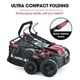 BAUMR-AG 370SX 40V SYNC Cordless Lawn Aerator & Scarifier, Skin Only, Brushless, Scarifying Blade and Dethatcher Rake Cartridges, 4 Depths - Extra Image