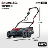 BAUMR-AG 370SX 40V SYNC Cordless Lawn Aerator & Scarifier, Skin Only, Brushless, Scarifying Blade and Dethatcher Rake Cartridges, 4 Depths - Extra Image