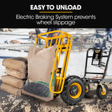 Baumr-AG 40V Battery Powered Material Handling Dumper Wheelbarrow Motorised Electric, 300kg Capacity - Extra Image