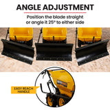 Baumr-AG Plough Blade Leveller Accessory, for BPR880 BPR890 Power Barrows - Side View