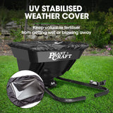 PLANTCRAFT Spreader 12V 36kg 30L Lawn Seed Fertiliser, for ATV, Ride on Mower, with Rain Cover - Extra Image