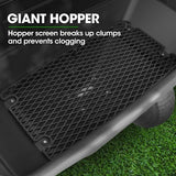 PLANTCRAFT Walk Behind Broadcast Spreader 56kg 60L Seed Lawn Fertiliser - Front View