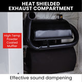 GENPOWER 8.4kW Peak 6kW Rated Commercial Diesel Generator, RCD Safety Switch, Electric Key Start, 2 x 15A, Single Phase - Close-Up Angle