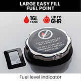 GENPOWER 8.4kW Peak 6kW Rated Commercial Diesel Generator, RCD Safety Switch, Electric Key Start, 2 x 15A, Single Phase - Extra Image