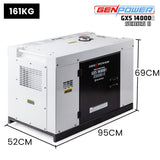 GENPOWER 8.4kW Peak 6kW Rated Commercial Diesel Generator, RCD Safety Switch, Electric Key Start, 2 x 15A, Single Phase - Extra Image