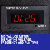 GENPOWER Portable Petrol Generator 8.4kW Max 6kW Rated Single Phase 18HP 420cc 4-Stroke Engine - Low Angle