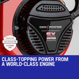 GENPOWER 4.2kW Peak 3kW Rated Generator Single-Phase Petrol - Site Portable - Side View