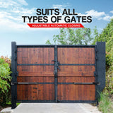 E-GUARD Double Swing Automatic Gate Opener 900KG 3.5M Motor Remote Control Kit - 45-Degree Angle