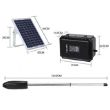 E-GUARD Double Swing Solar Automatic Gate Opener 900KG 3.5M Motor Remote Control - Rear View