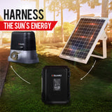 Sliding Gate Opener 5M Full Solar Automatic Driveway Sliding Electric Remote - Close-Up Angle