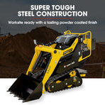 BAUMR-AG BSR5000 Mini Loader Skid Steer, with Bucket, 10hp OHV 4-Stroke Petrol Engine, 200kg Rated Operating Capacity